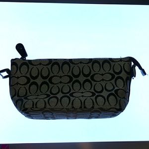 Coach style cosmetic bag clutch